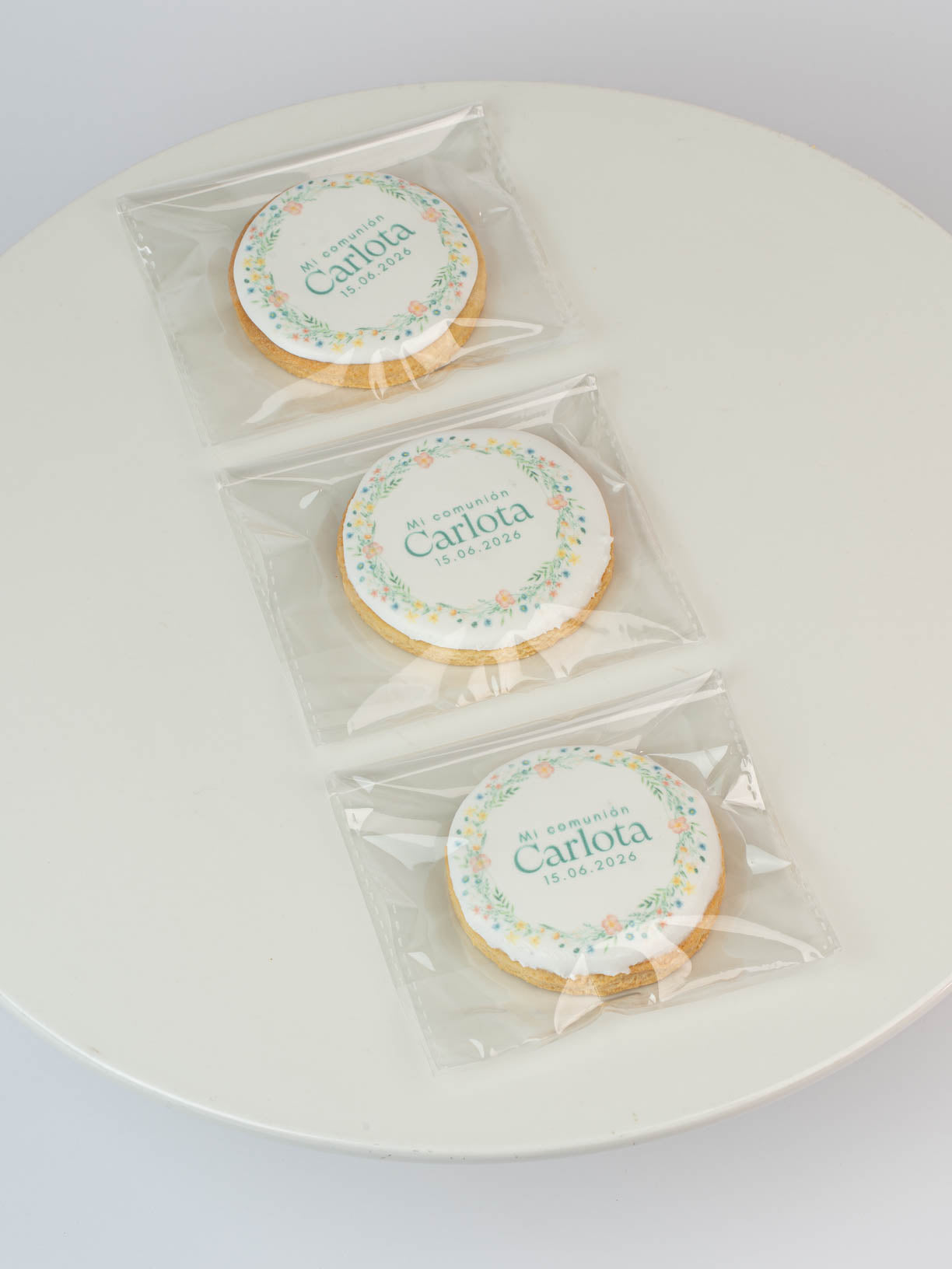 Pack 12 galletas comunión personalizables