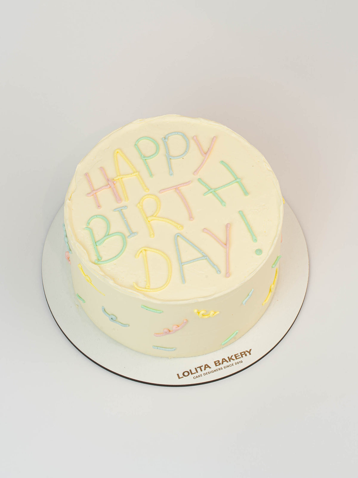 Mini Pastel Happy Birthday - Lolita Bakery