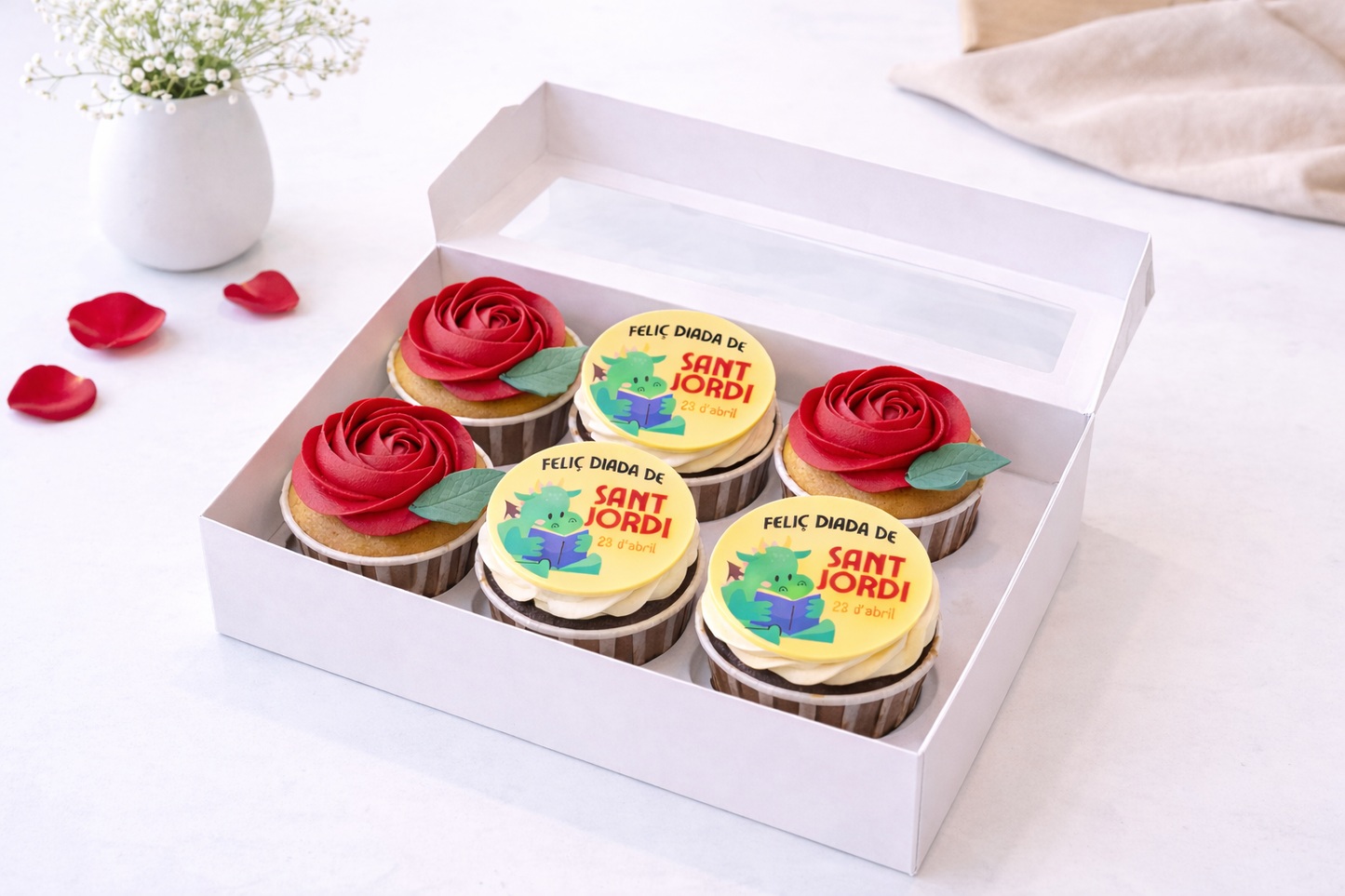 Cupcakes Sant Jordi - Lolita Bakery