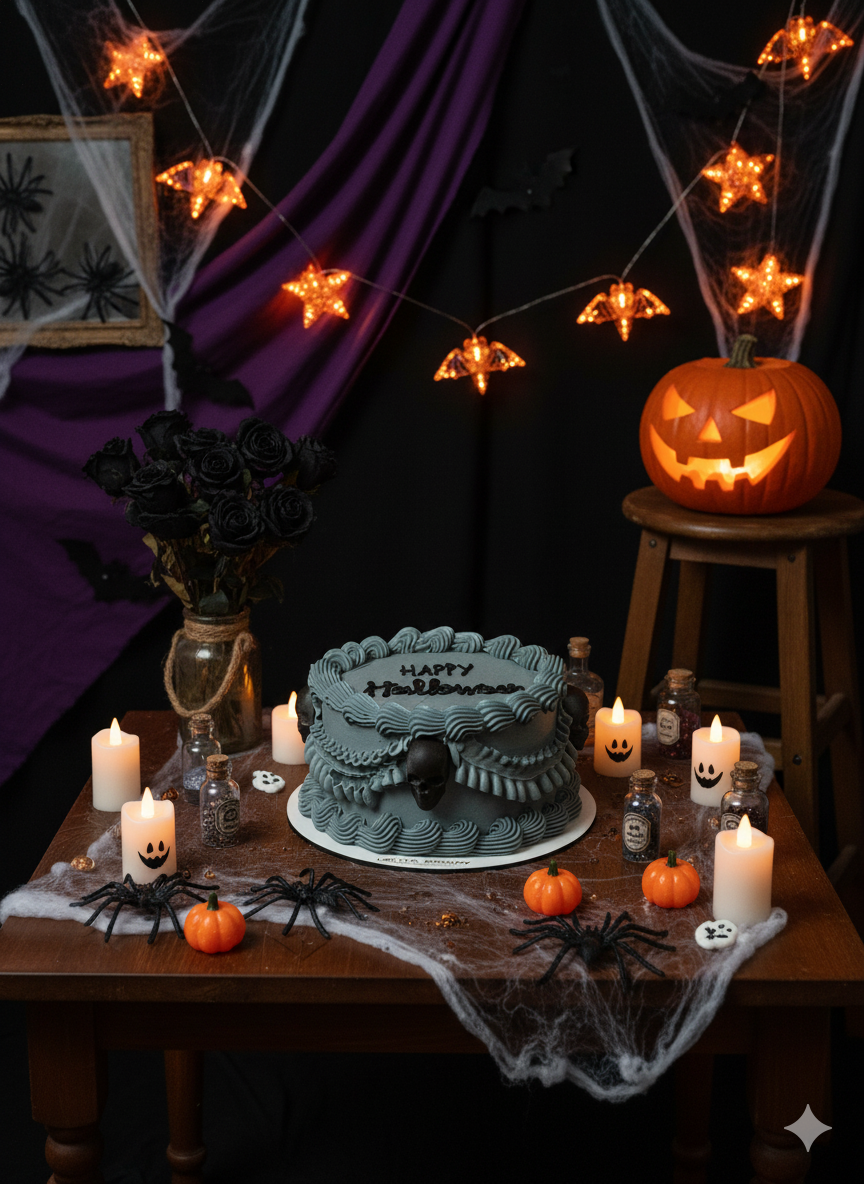 Mini pastel calaveras de Halloween