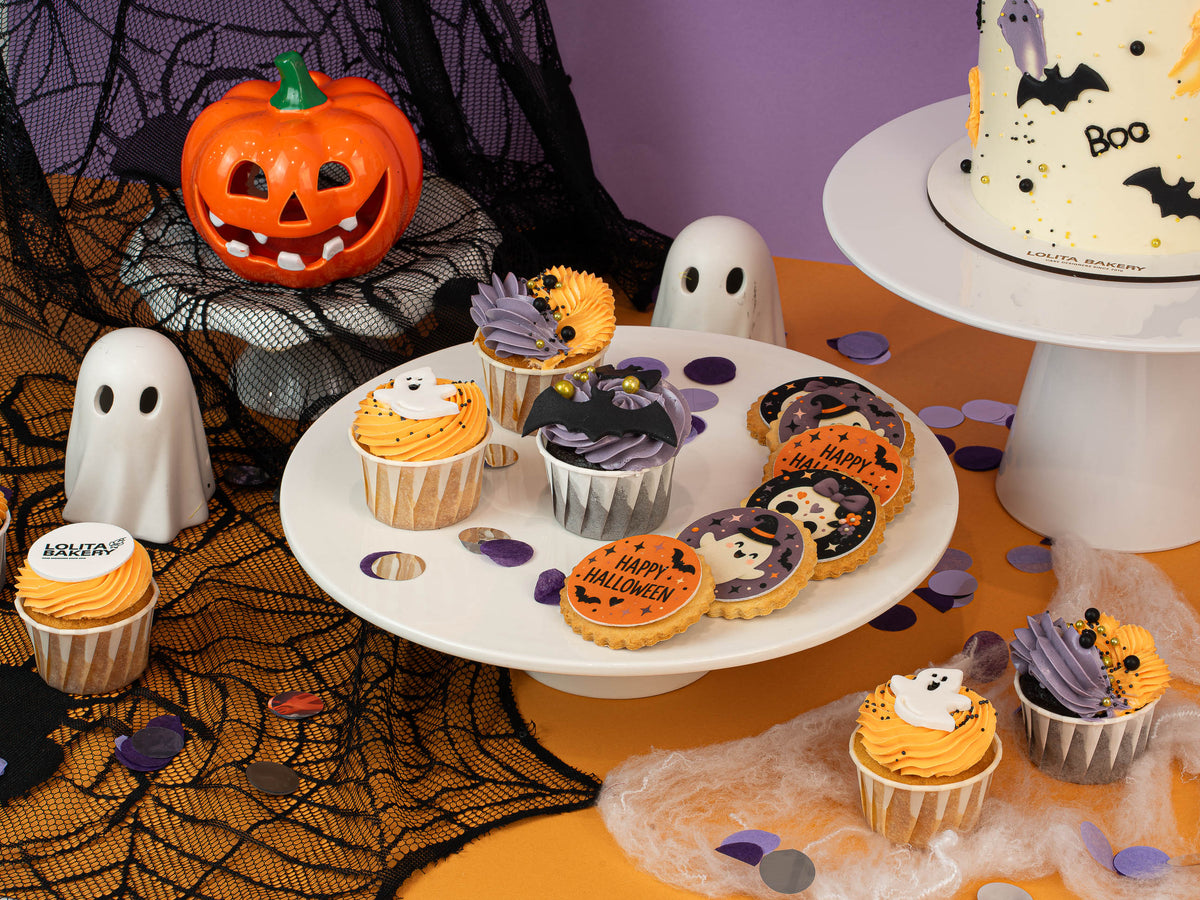 Pack 12 Galletas Halloween Personalizadas con Logo para Empresas