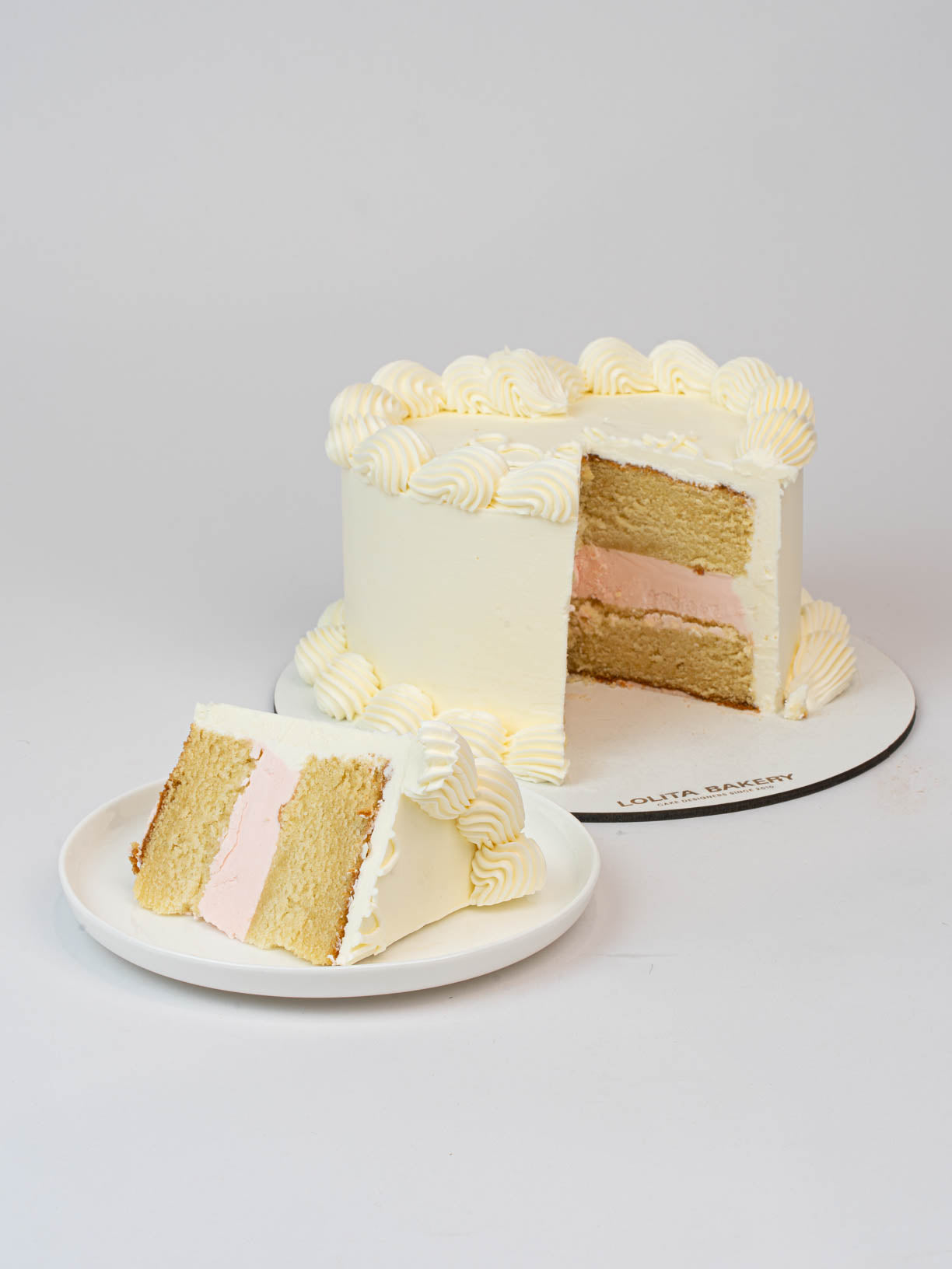 Mini pastel corazón gender reveal