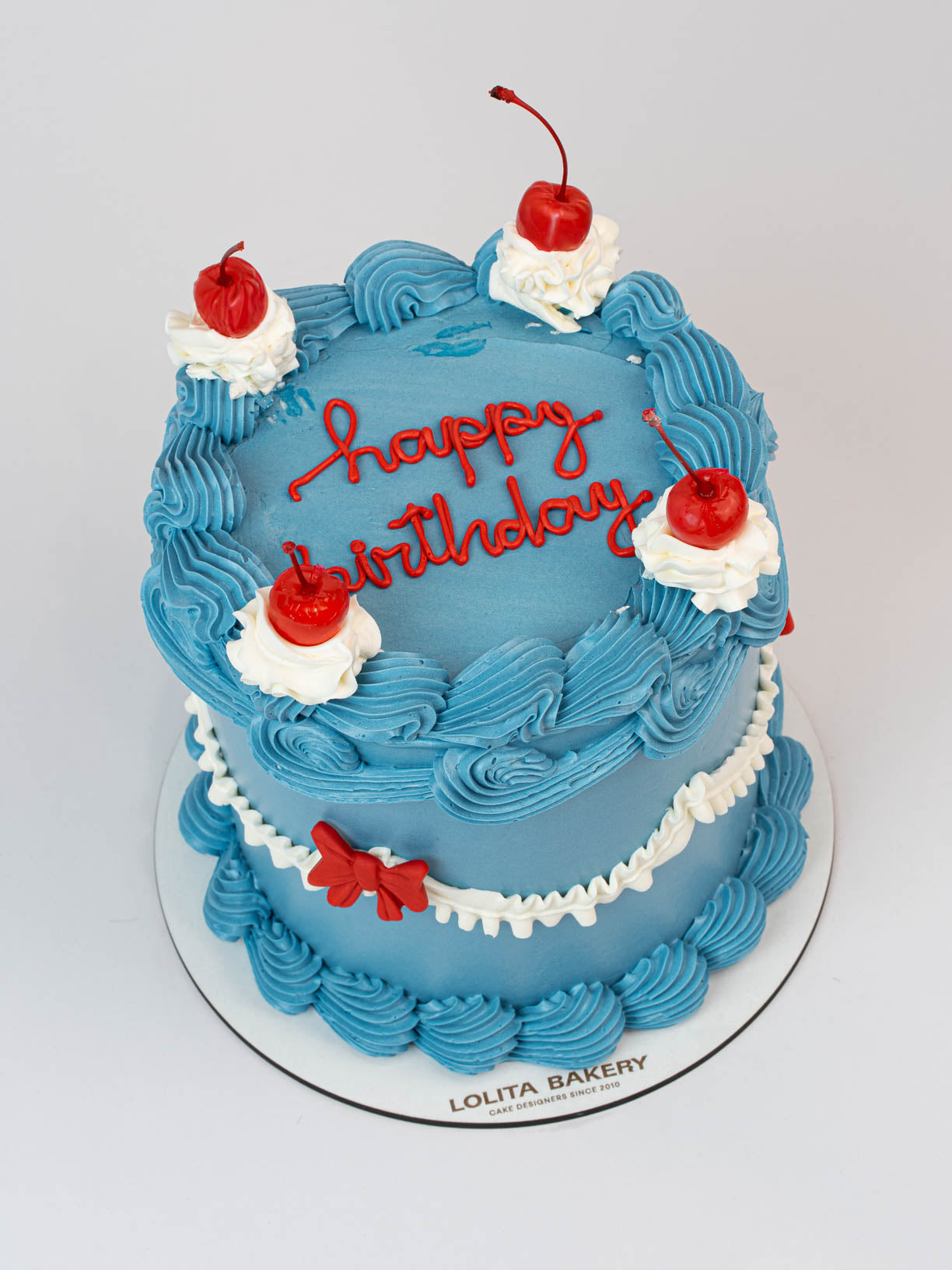 VINTAGE COQUETTE CAKE – BLACK BOWS