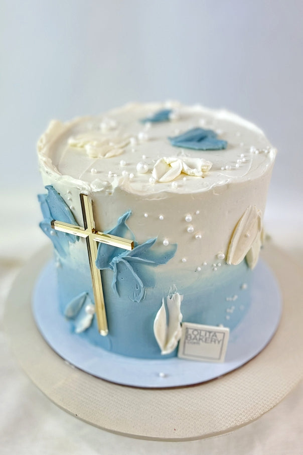 PASTEL COMUNIÓN CELESTE - Lolita Bakery