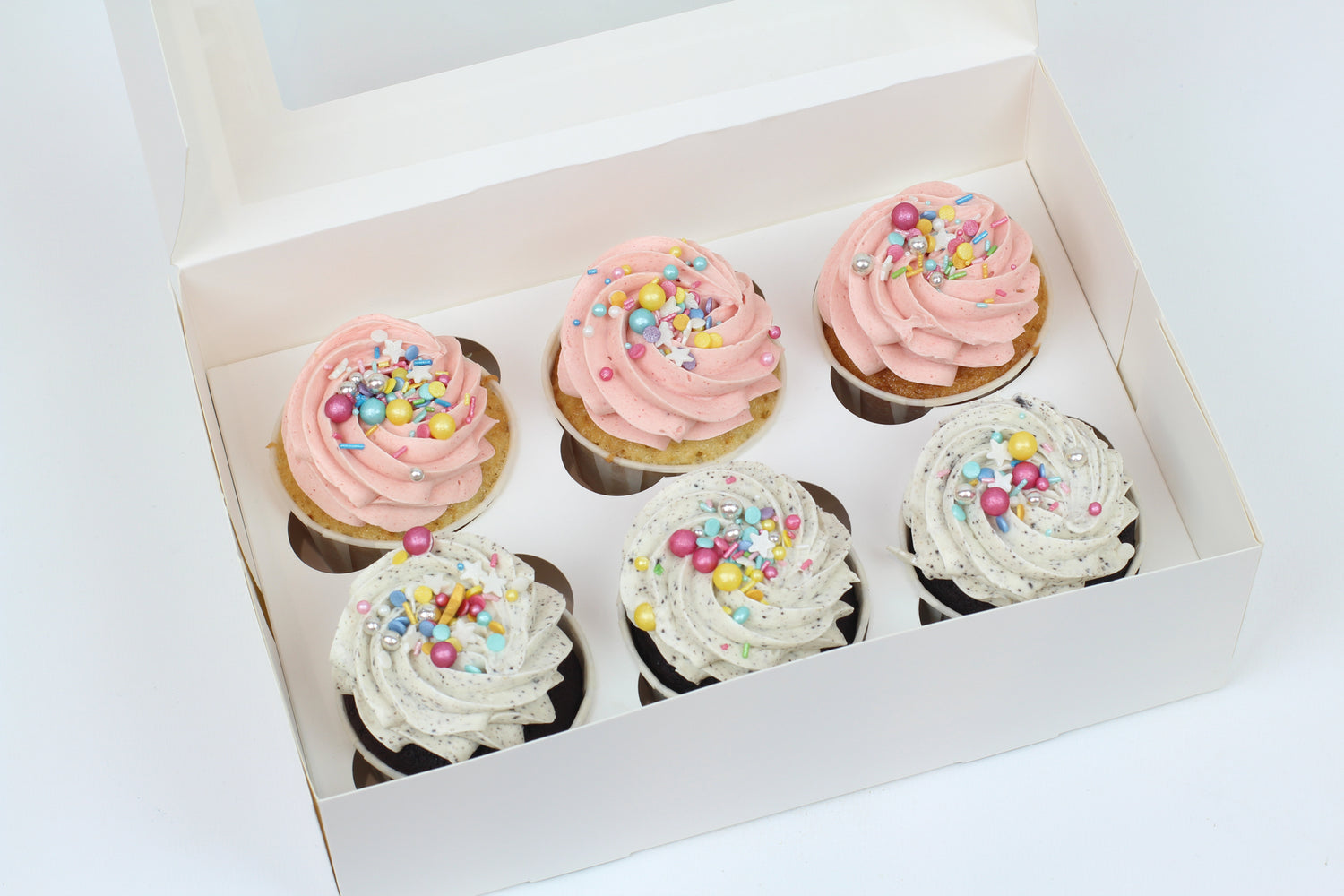 CAJA REGALO DE CUPCAKES VEGANOS