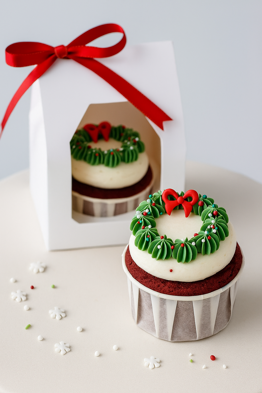 Cupcake Navideño Individual