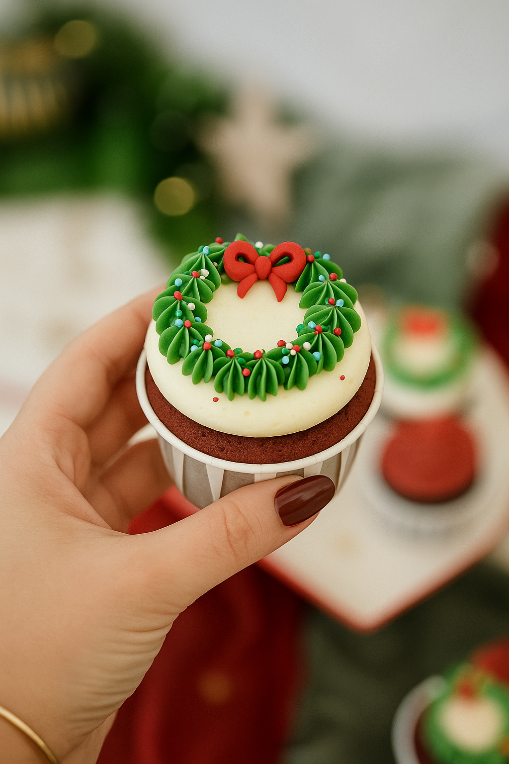 Pack 4 cupcakes Navidad - Lolita Bakery