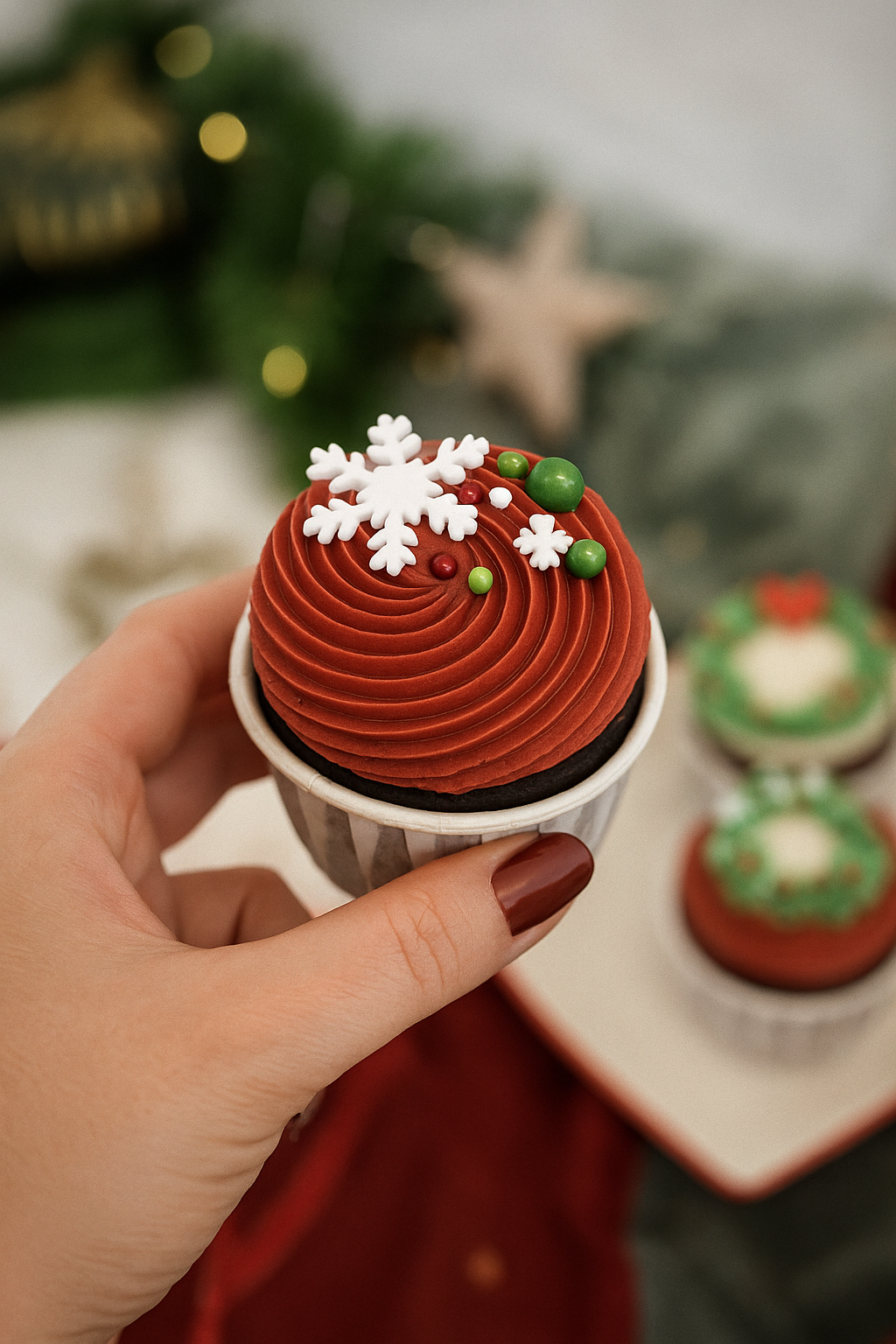 Pack 4 cupcakes Navidad - Lolita Bakery