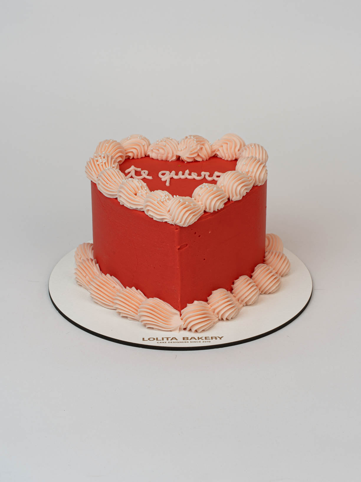 PASTEL CORAZÓN rojo SAN VALENTÍN - Lolita Bakery