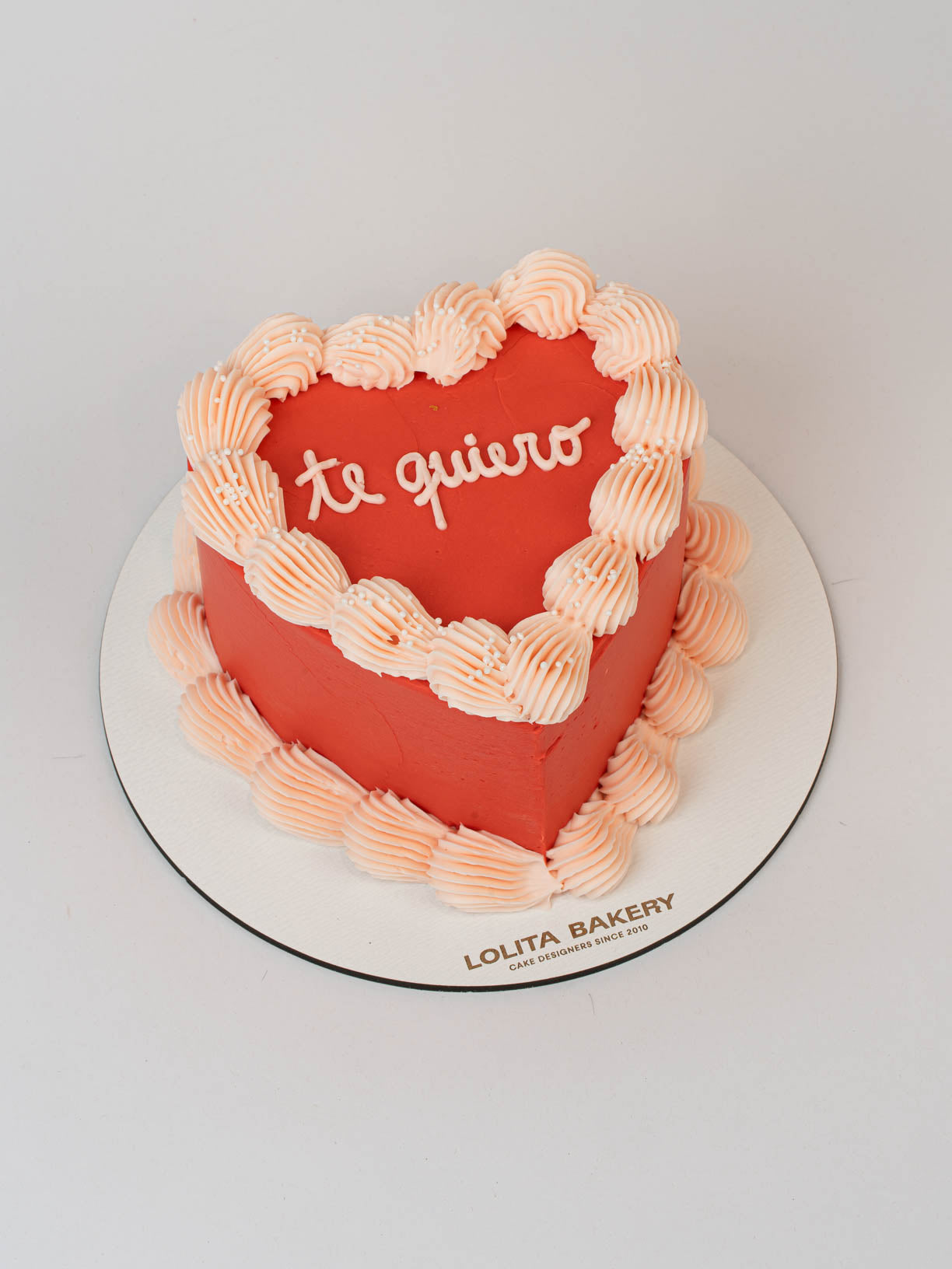 PASTEL CORAZÓN rojo SAN VALENTÍN - Lolita Bakery