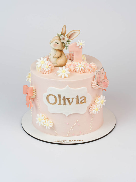 PASTEL Vegano Conejito primer año - Lolita Bakery