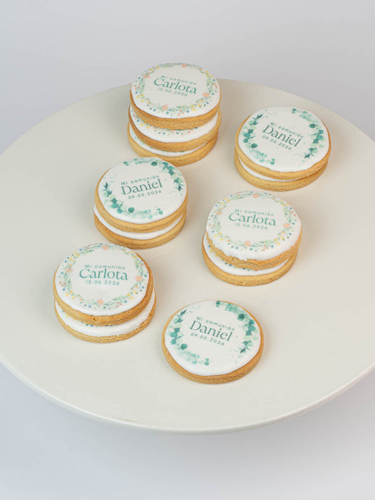 Pack 12 galletas comunión personalizables