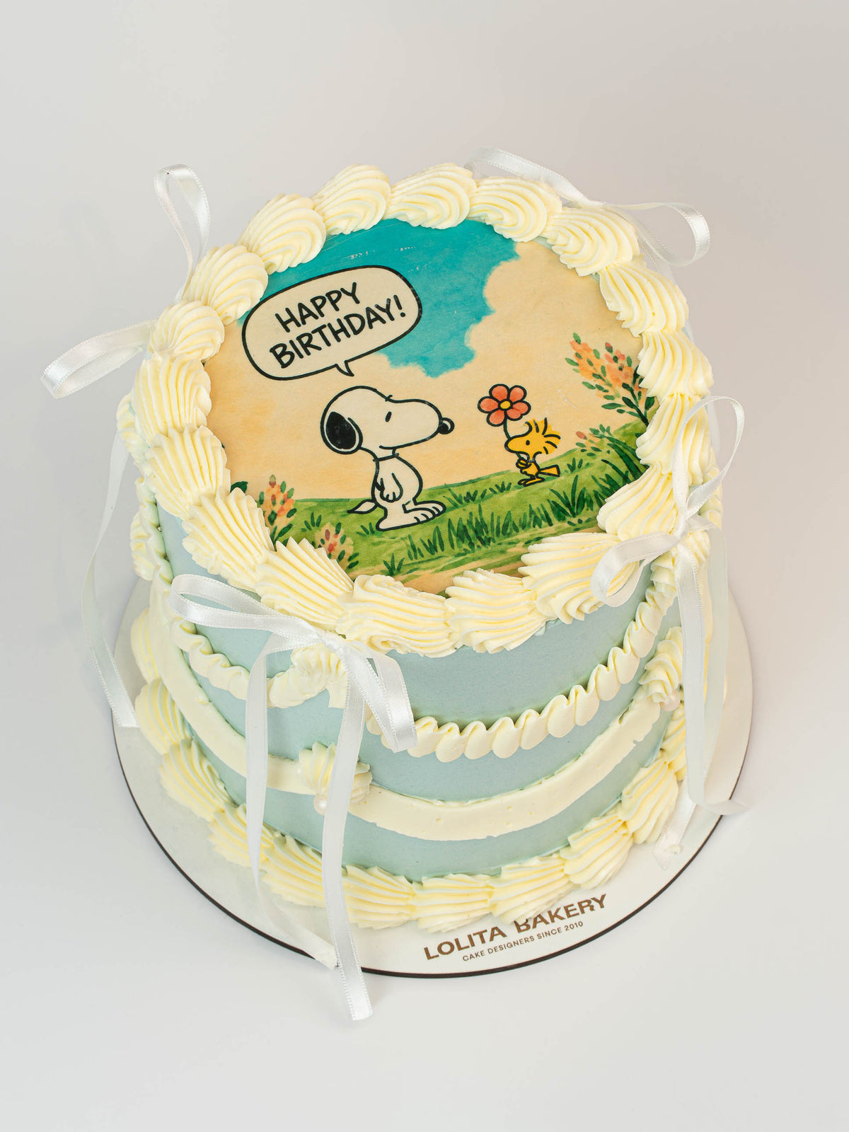 Pastel Vintage Personalizado con Imagen - Lolita Bakery