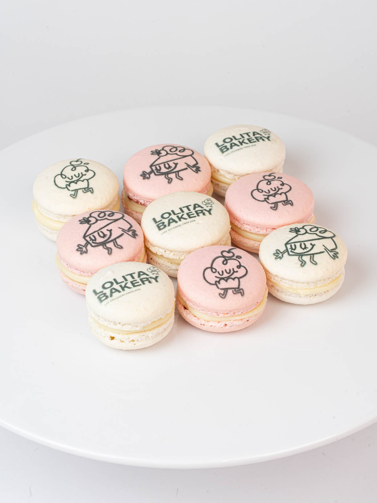 Macarons personalizados con logo o imagen corporativa