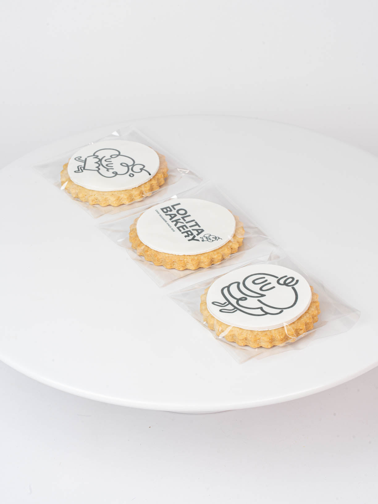 Pack de 12 galletas personalizadas con logo corporativo