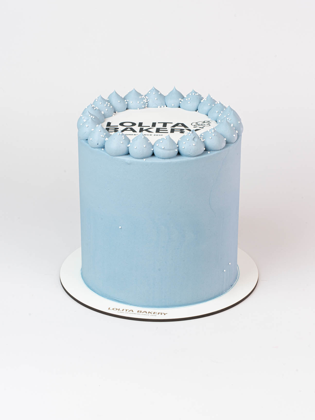 Pastel corporativo de un piso con logo personalizado