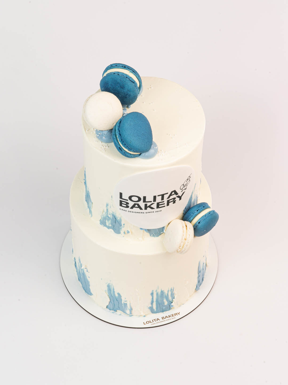 Pastel 2 piso corporativo personalizado con logo