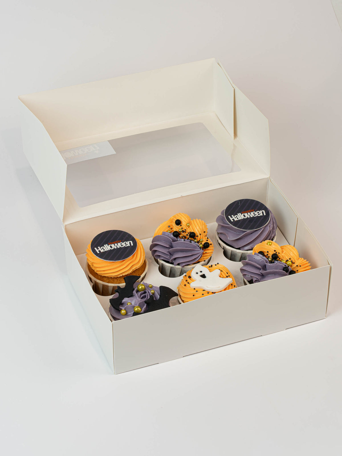 Box 6 Cupcakes Vegnaos Spooky Halloween