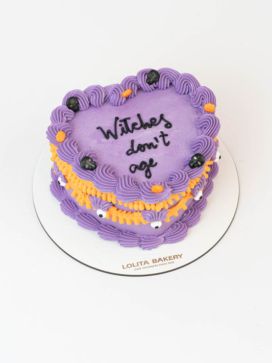 Pastel corazón Halloween
