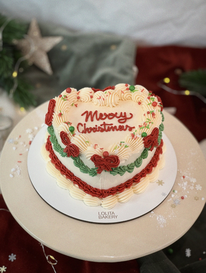 PASTEL CORAZON NAVIDAD🎄💫 - Lolita Bakery