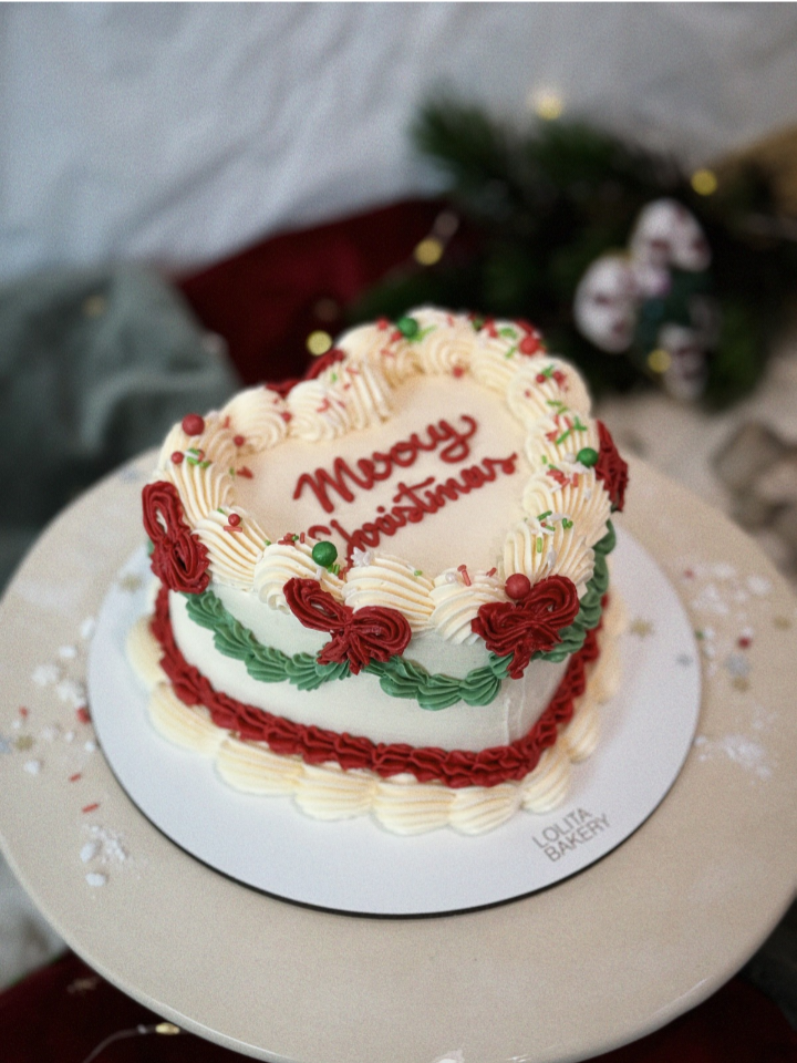 PASTEL CORAZON NAVIDAD🎄💫 - Lolita Bakery