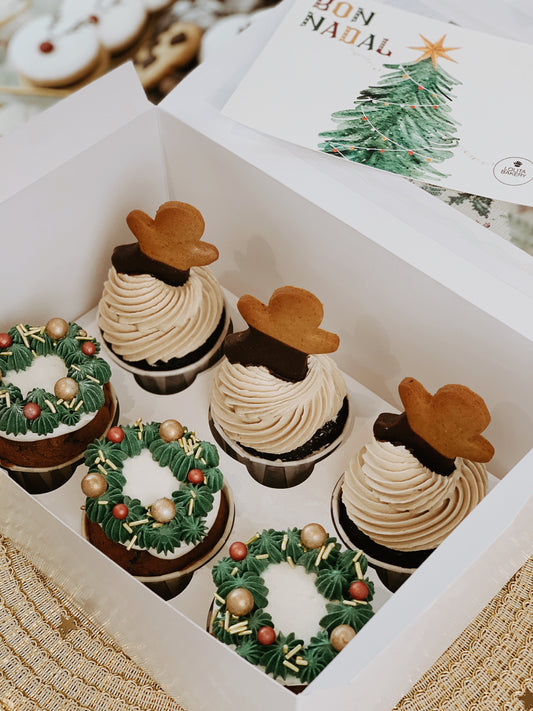 Pack 6 cupcakes de Navidad - Lolita Bakery