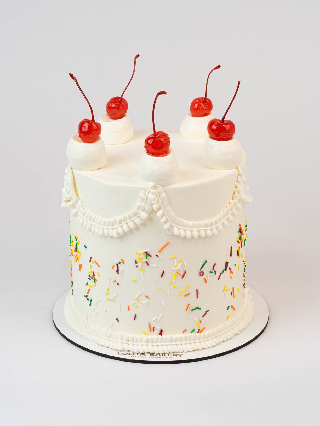 VINTAGE COQUETTE CAKE – BLACK BOWS