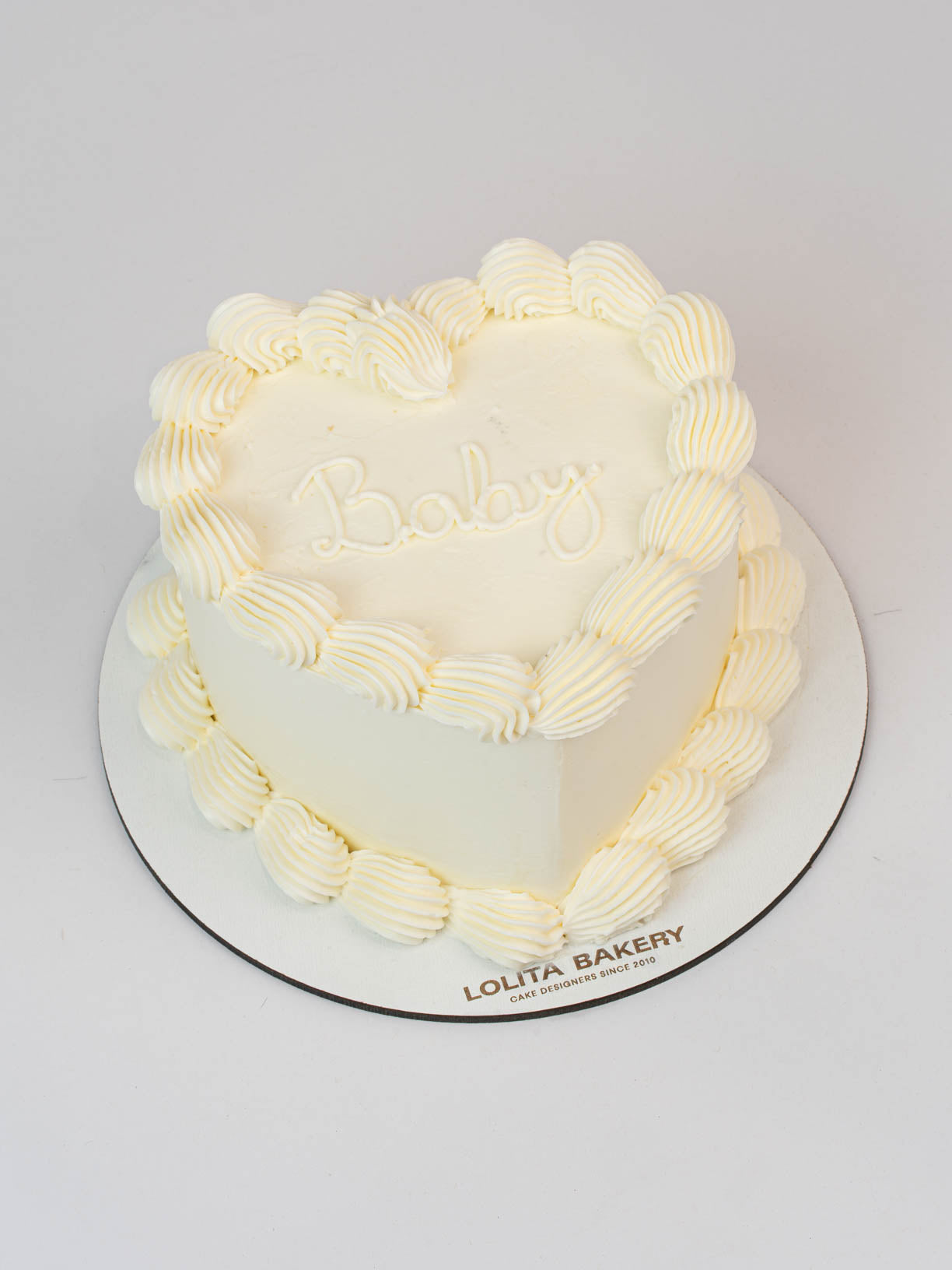 Mini pastel corazón gender reveal