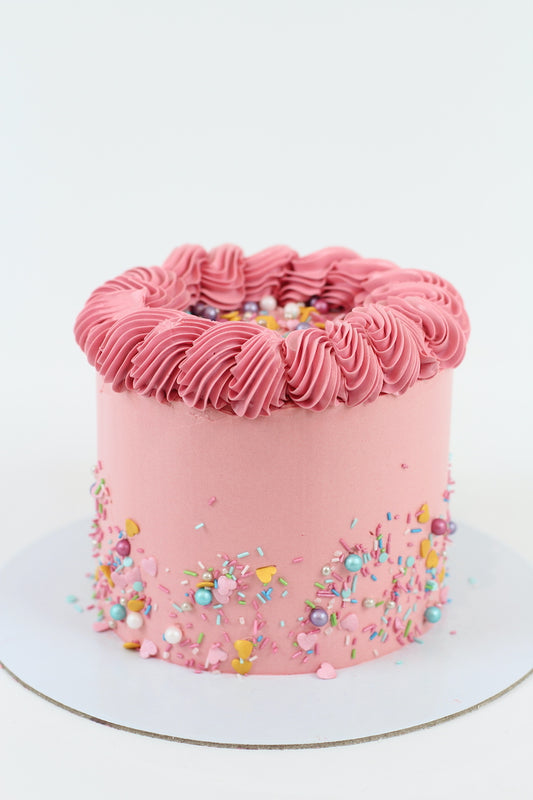 PASTEL CONFETTI ROSADO - Lolita Bakery