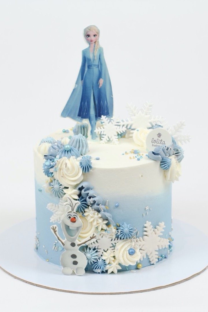 PASTEL ELSA Y OLAF - Lolita Bakery